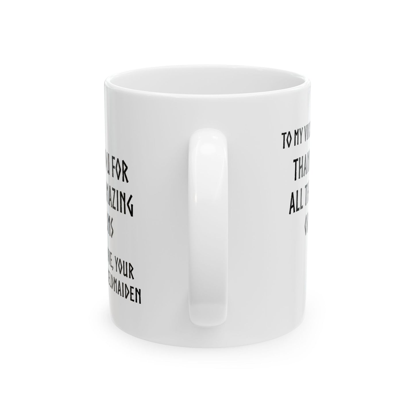 Ceramic Mug, Viking Gifts For Husband, Shieldmaiden Coffee Mug