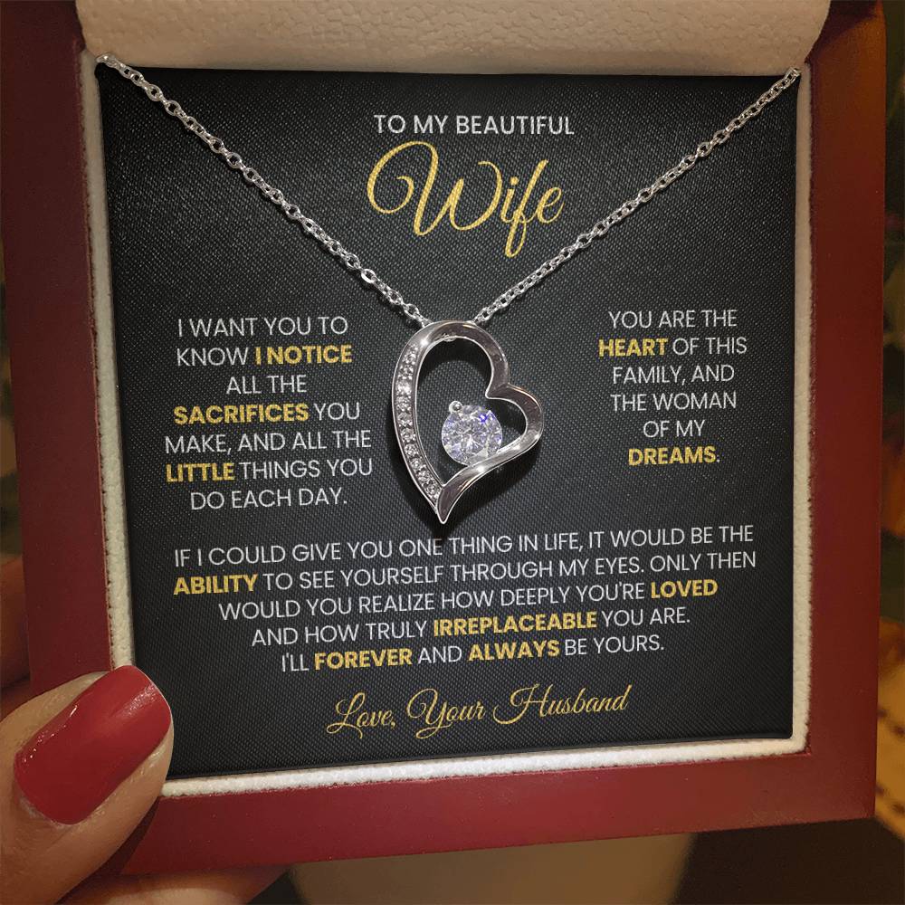 To My Beautiful Wife - You're the heart of the family - Forever Love 87