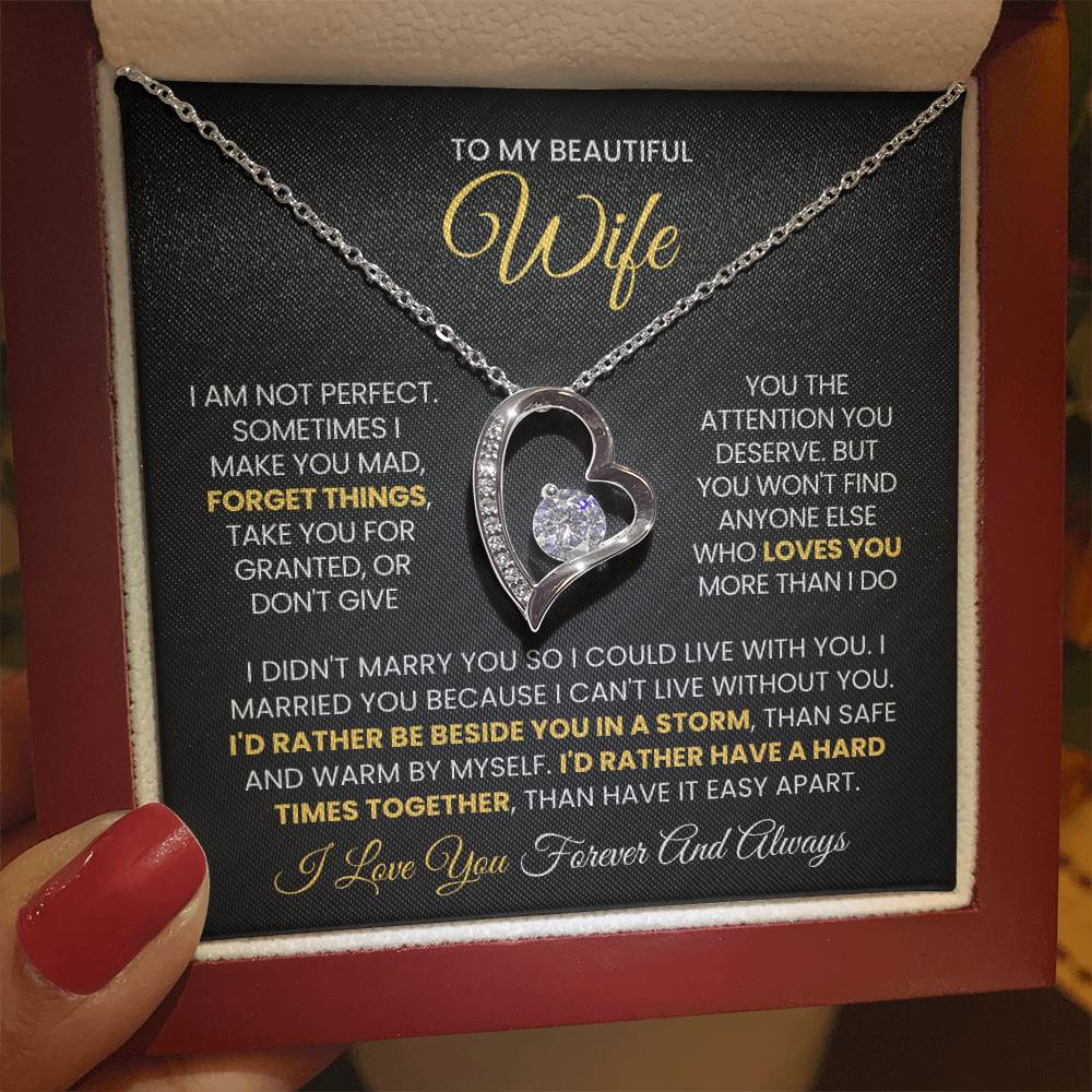 To my beautiful Wife - Nobody loves you more than I do -Forever Love 88