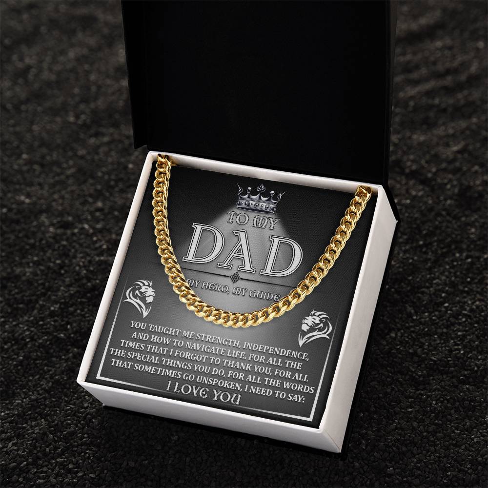Dad-Need To Say -050724d Cuban Link Chain