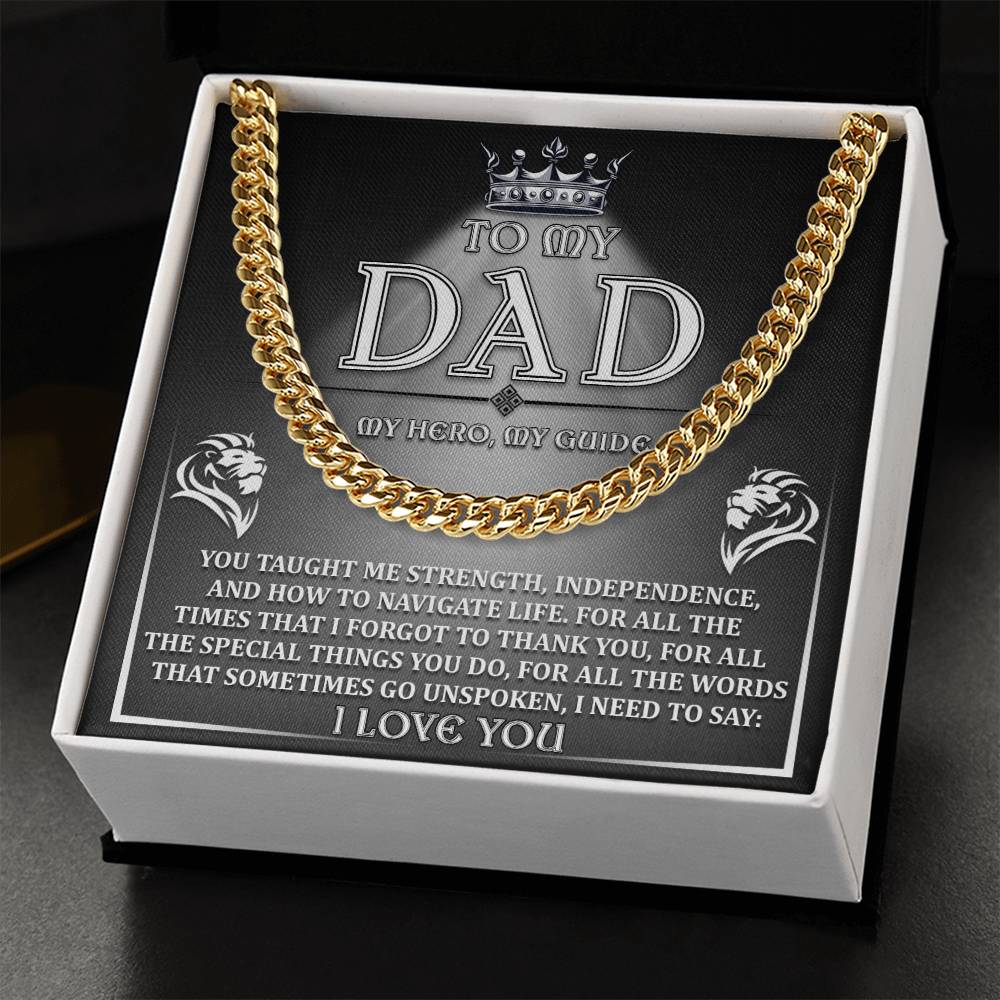 Dad-Need To Say -050724d Cuban Link Chain