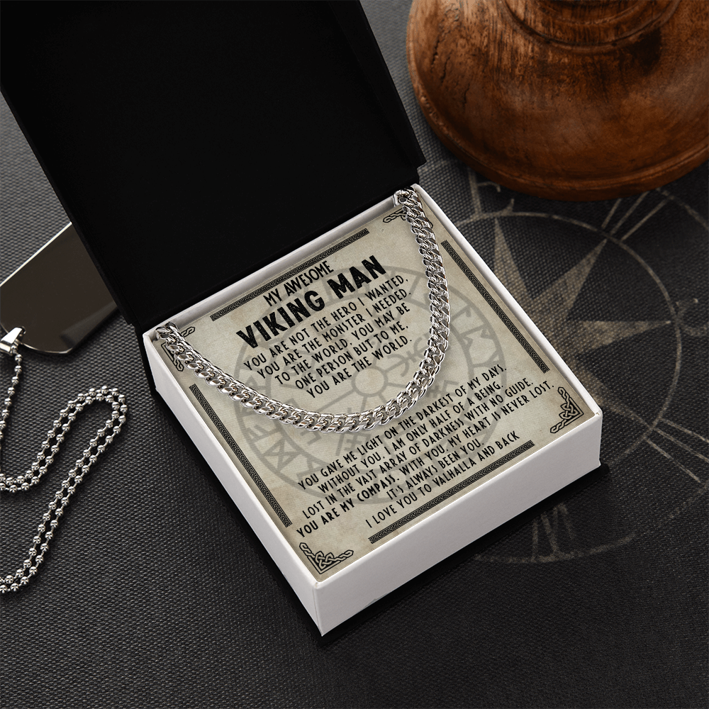 My Awesome Viking Man - You are the monster I needed - Cuban Chain 54