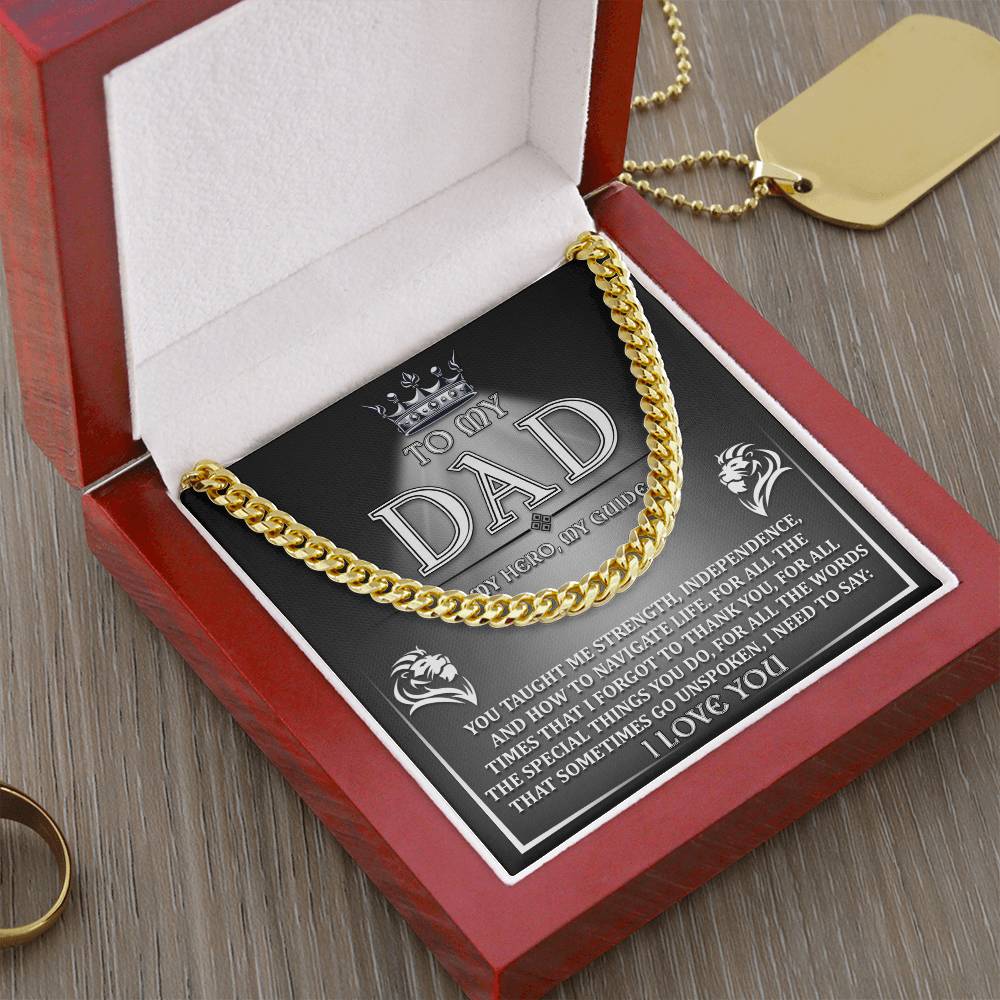 Dad-Need To Say -050724d Cuban Link Chain