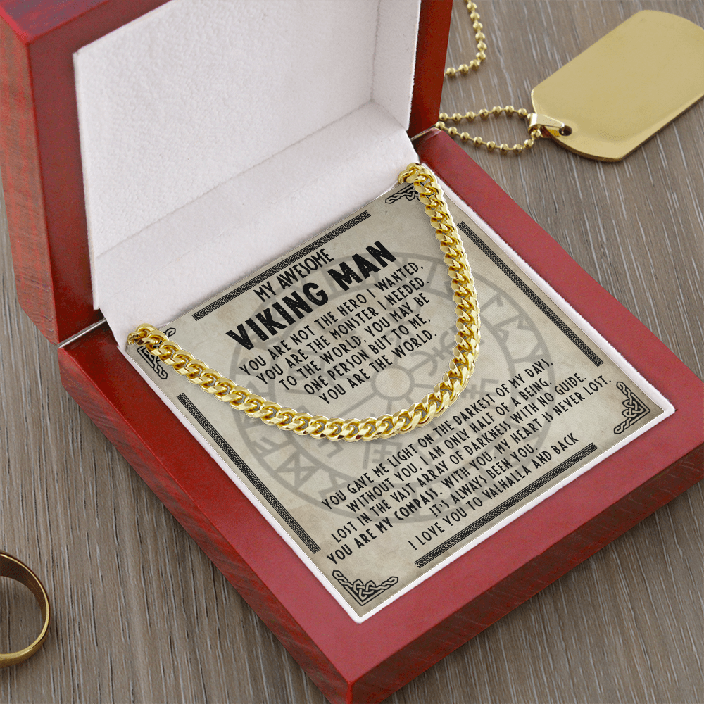 My Awesome Viking Man - You are the monster I needed - Cuban Chain 54