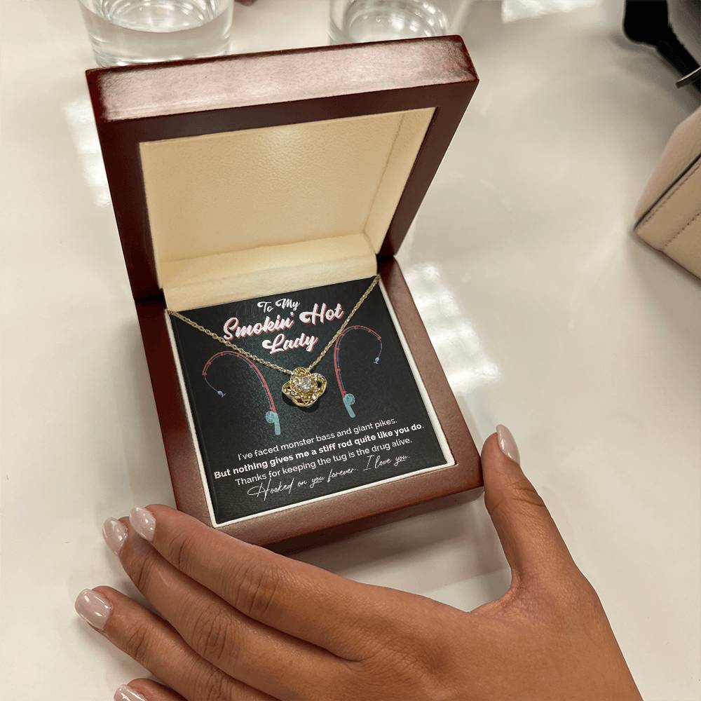 "Greatest Catch" Love Knot Necklace – The Perfect Tribute for Your Fishing Soulmate 142