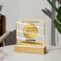 Father-In-Law - Seal Of Excellence - Acrylic Acrylic Plaque