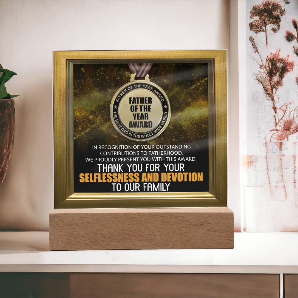 Dad - Of The Year - Acrylic Acrylic Plaque