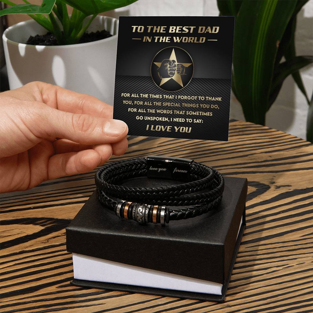 Dad-Need To Say-Bracelet 050724d Dad Bracelet
