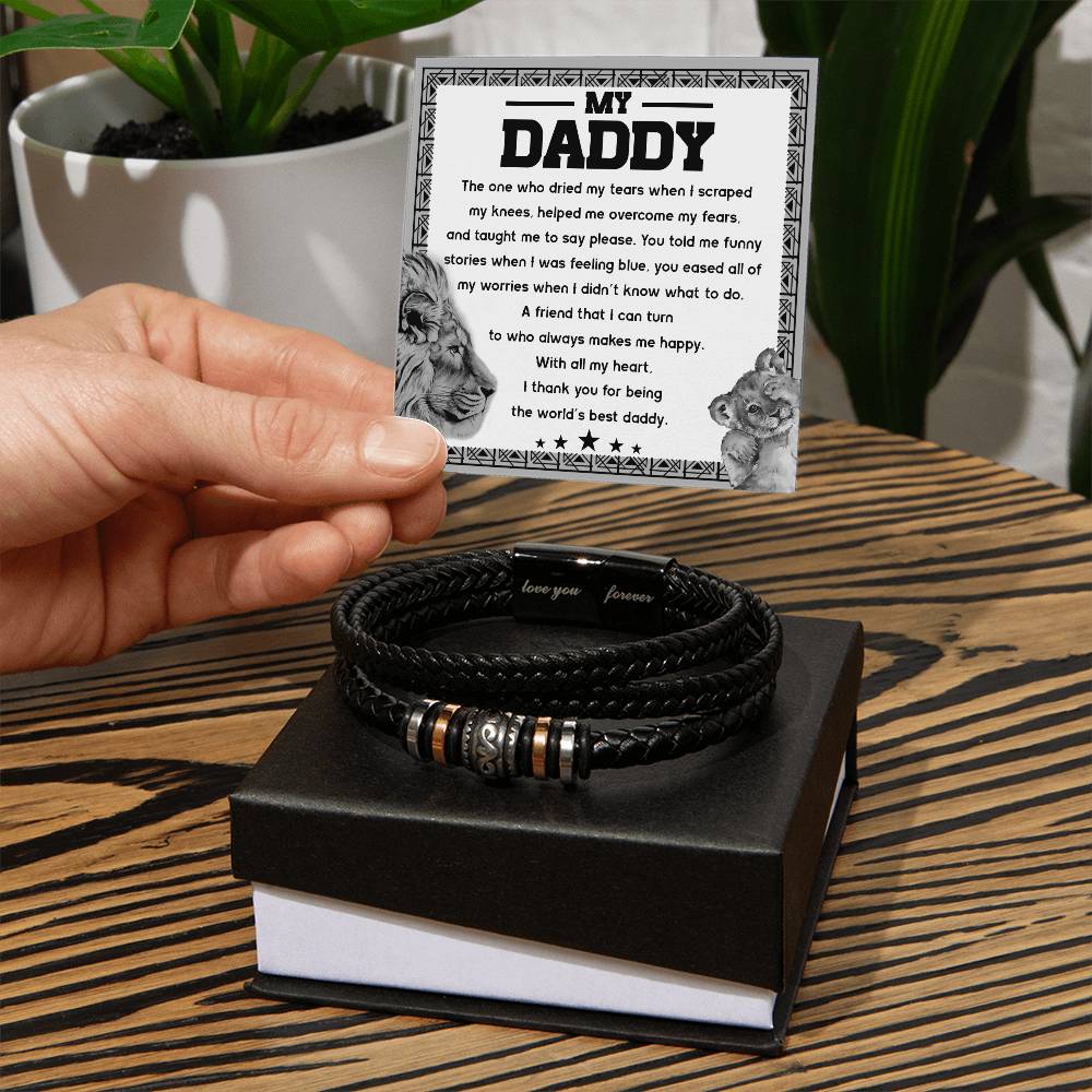 Dad-Makes Me Happy-Dad Bracelet