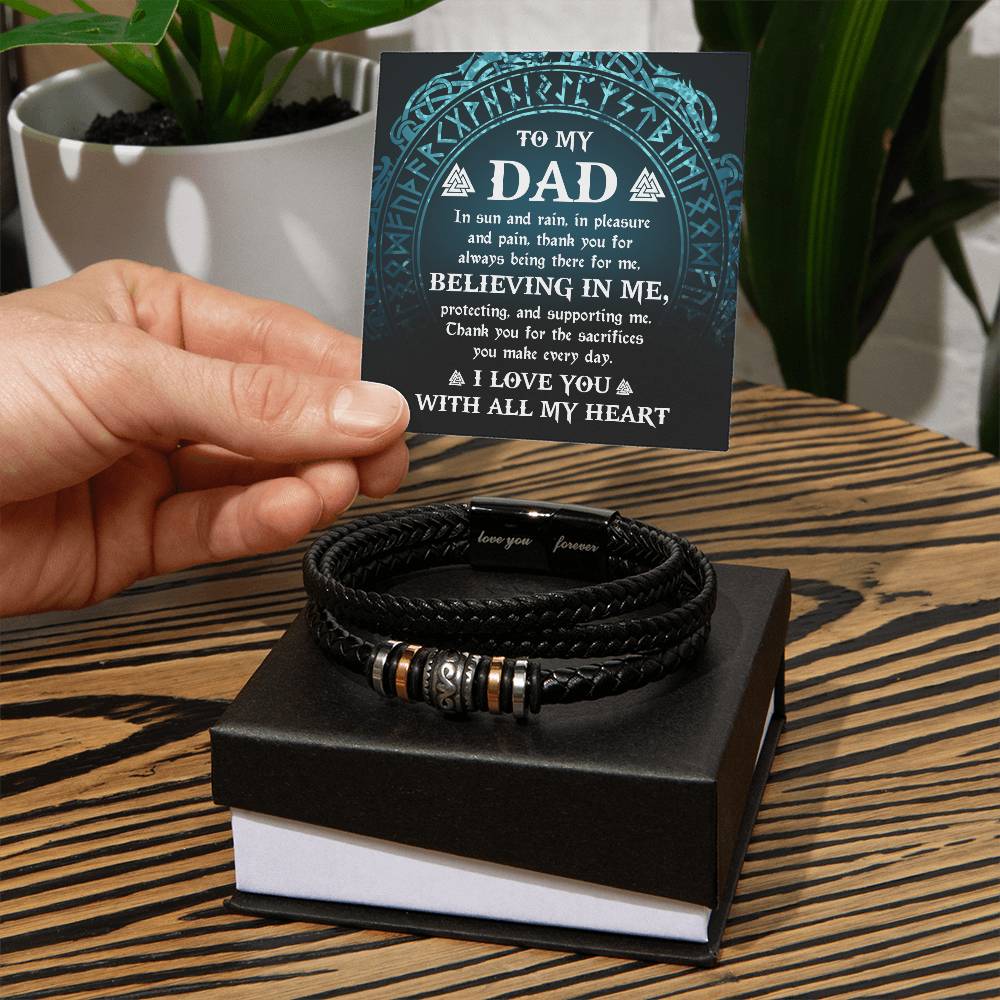 Dad-Pleasure And Pain-Bracelet 050724d Dad Bracelet