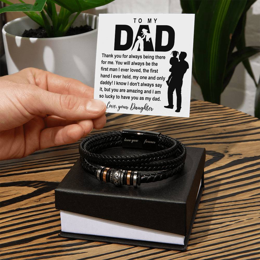 Dad-There For Me-Bracelet 050724d Dad Bracelet