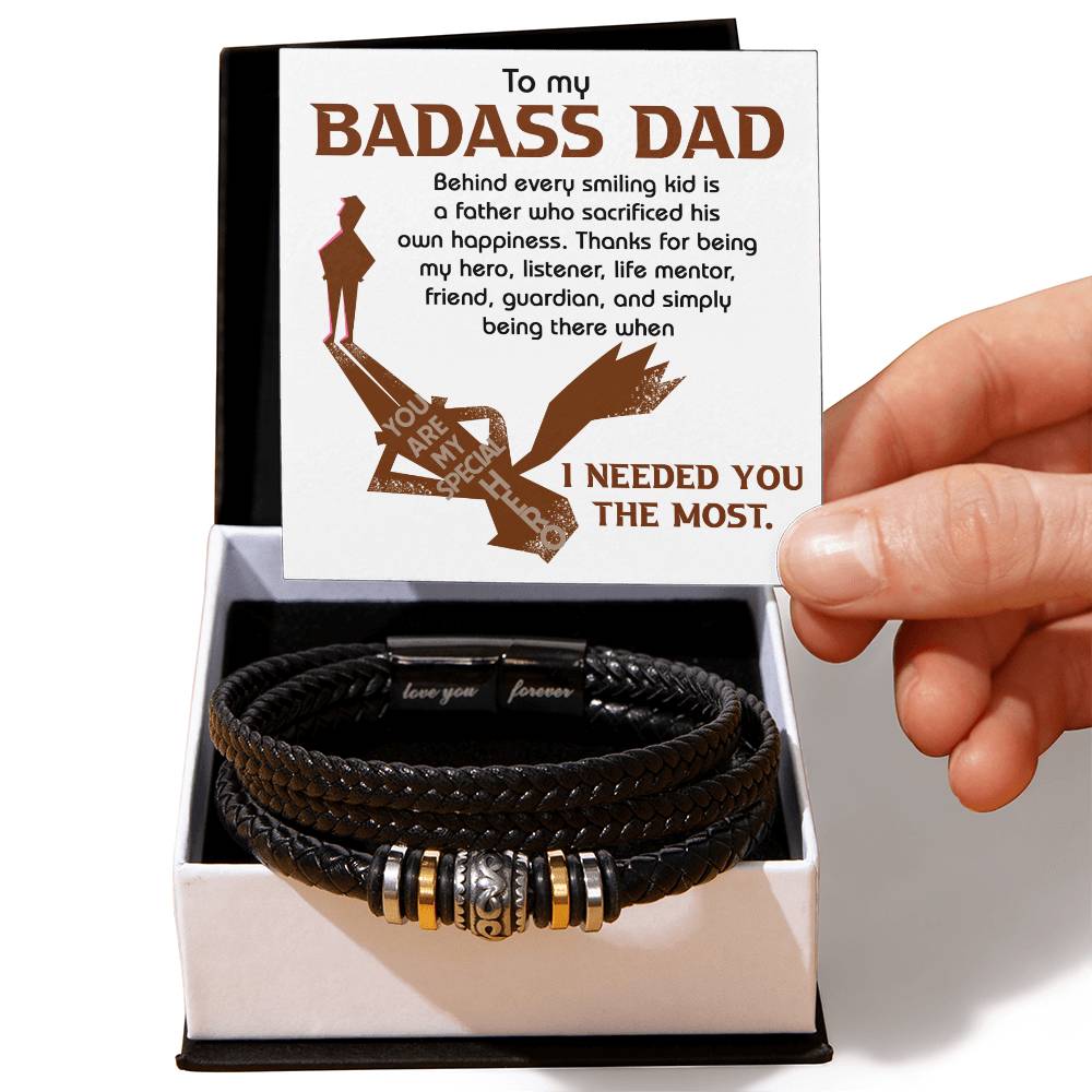Dad-His Own Happiness-Dad Bracelet