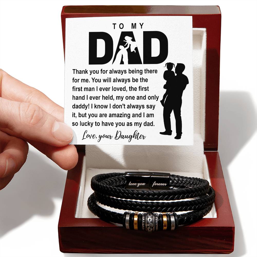 Dad-There For Me-Bracelet 050724d Dad Bracelet