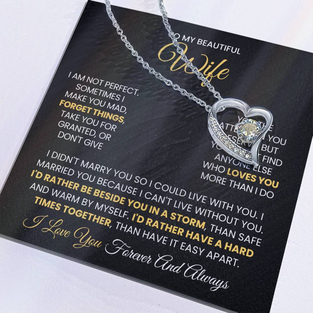 To my beautiful Wife - Nobody loves you more than I do -Forever Love 88