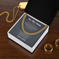 Go forth and aim for the skies - 0053d Son - Cuban Link Chain