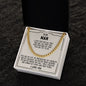 To my man - I love you for all that you are - Cuban link chain necklace - 99d