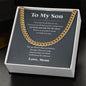 Go forth and aim for the skies - 0053d Son - Cuban Link Chain