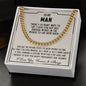 To my man - You are the missing piece I've been trying to find - Cuban link chain necklace - 100d