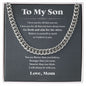 Go forth and aim for the skies - 0053d Son - Cuban Link Chain