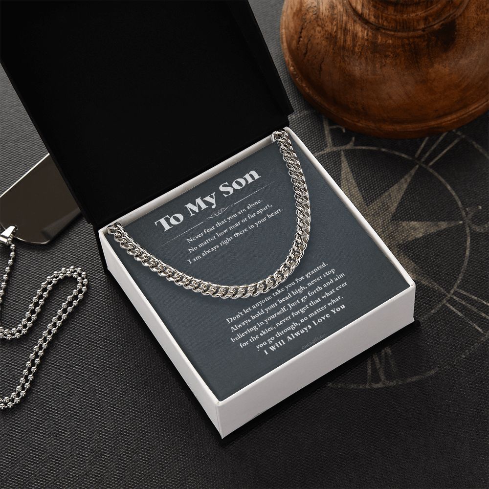 I will always love you - 0054d Son - Cuban Link Chain