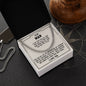 To my man - I love you for all that you are - Cuban link chain necklace - 99d