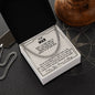 To my man - You are the missing piece I've been trying to find - Cuban link chain necklace - 100d