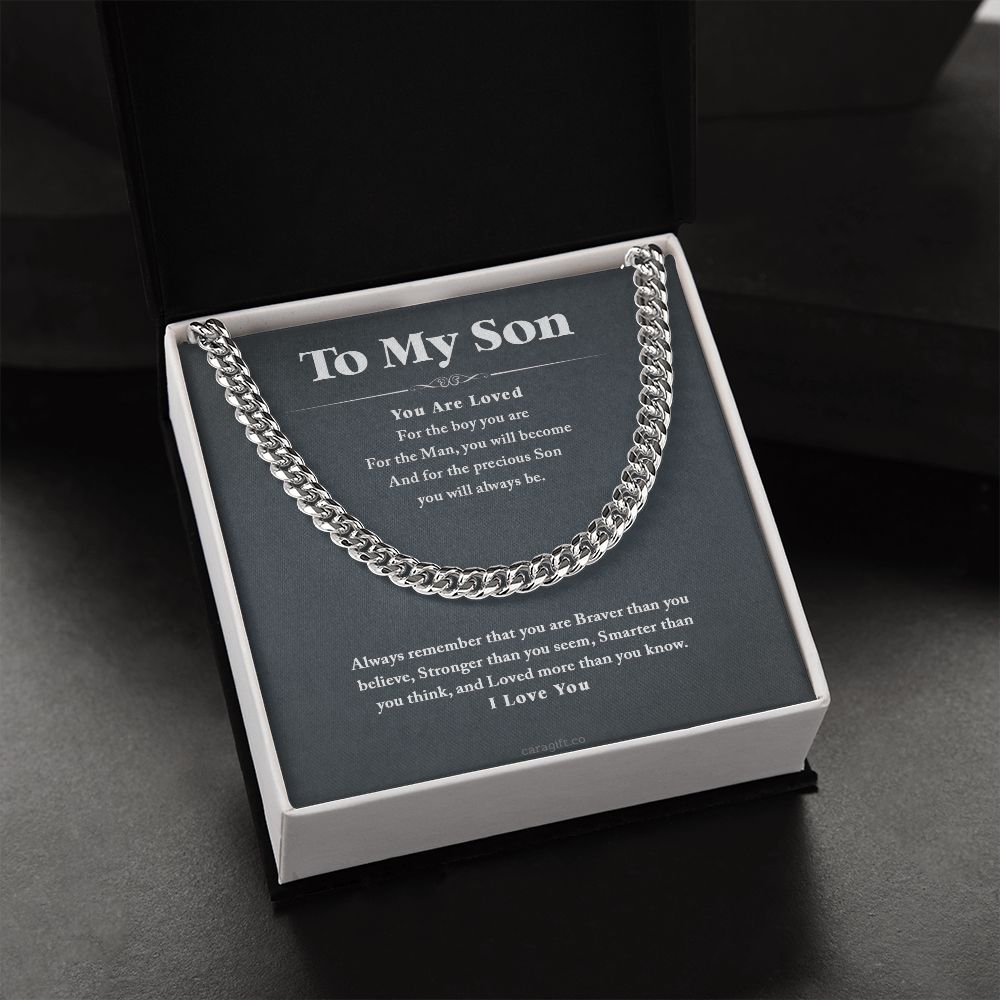 You are loved - 0055d Son - Cuban Link Chain