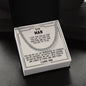 To my man - I love you for all that you are - Cuban link chain necklace - 99d