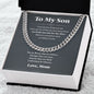 Go forth and aim for the skies - 0053d Son - Cuban Link Chain