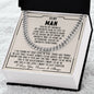 To my man - You are my favorite - Cuban link chain necklace - 102d