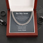 Go forth and aim for the skies - 0053d Son - Cuban Link Chain