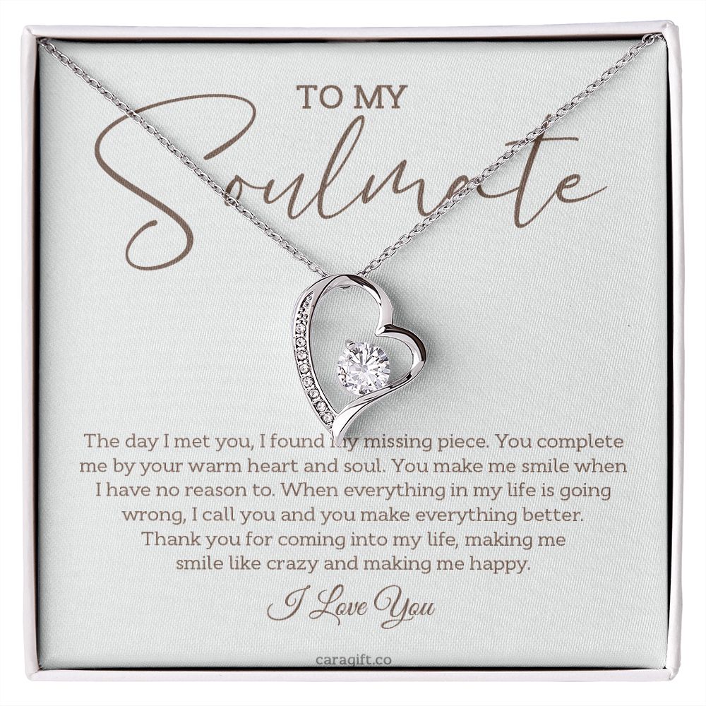 You make me smile - 0027d Her - Forever Love Necklace