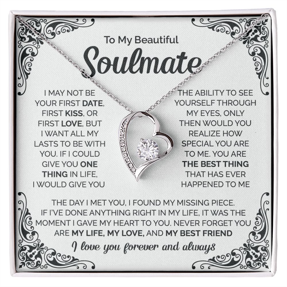 You are my life, my love, and my best friend - 0020d - Forever Love Necklace