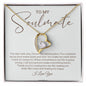 You make me smile - 0027d Her - Forever Love Necklace