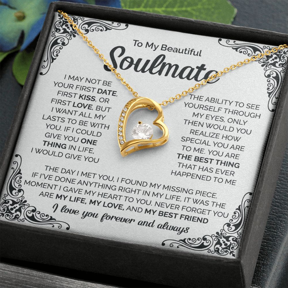 You are my life, my love, and my best friend - 0020d - Forever Love Necklace