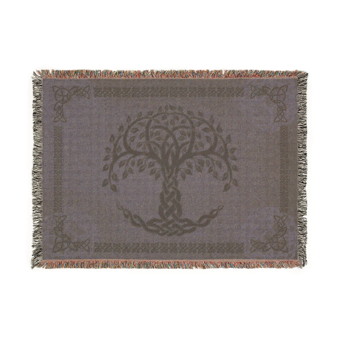Tree of Life Woven Blanket – Cozy Decorative Throw for Living Room, Meditation, & Spiritual Gifts