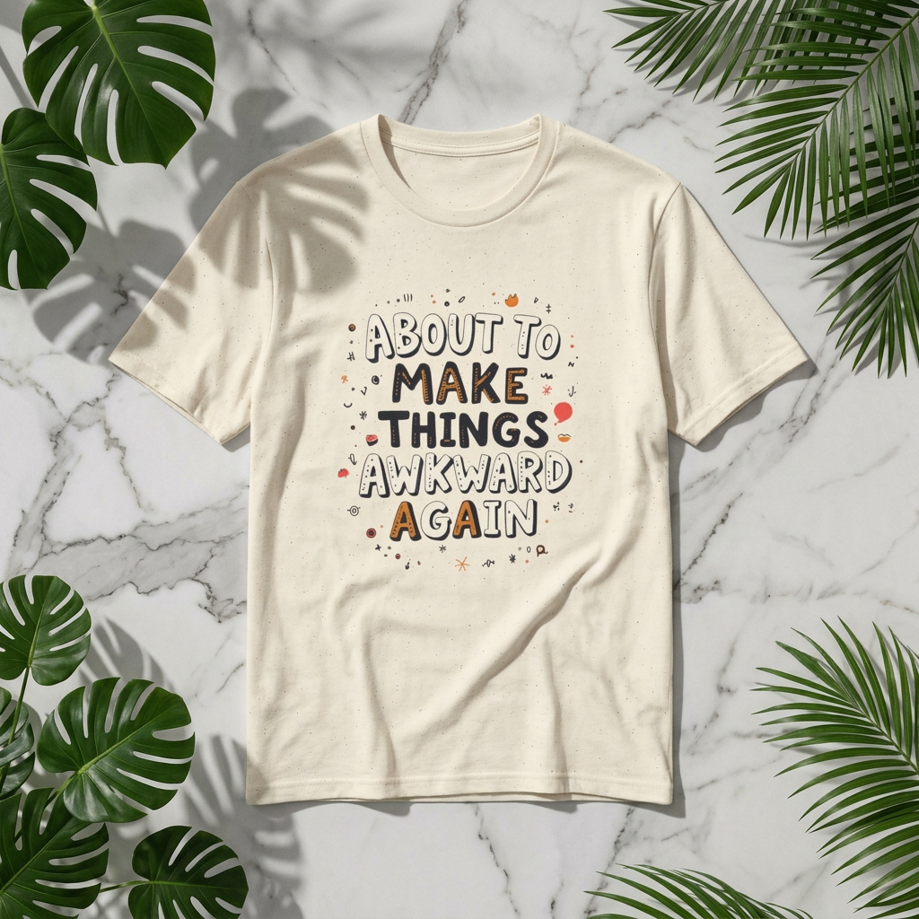 About to Make Things Awkward Again T-Shirt