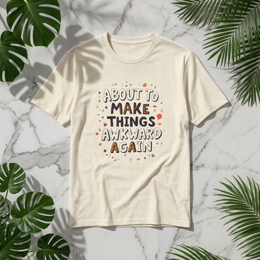 About to Make Things Awkward Again T-Shirt