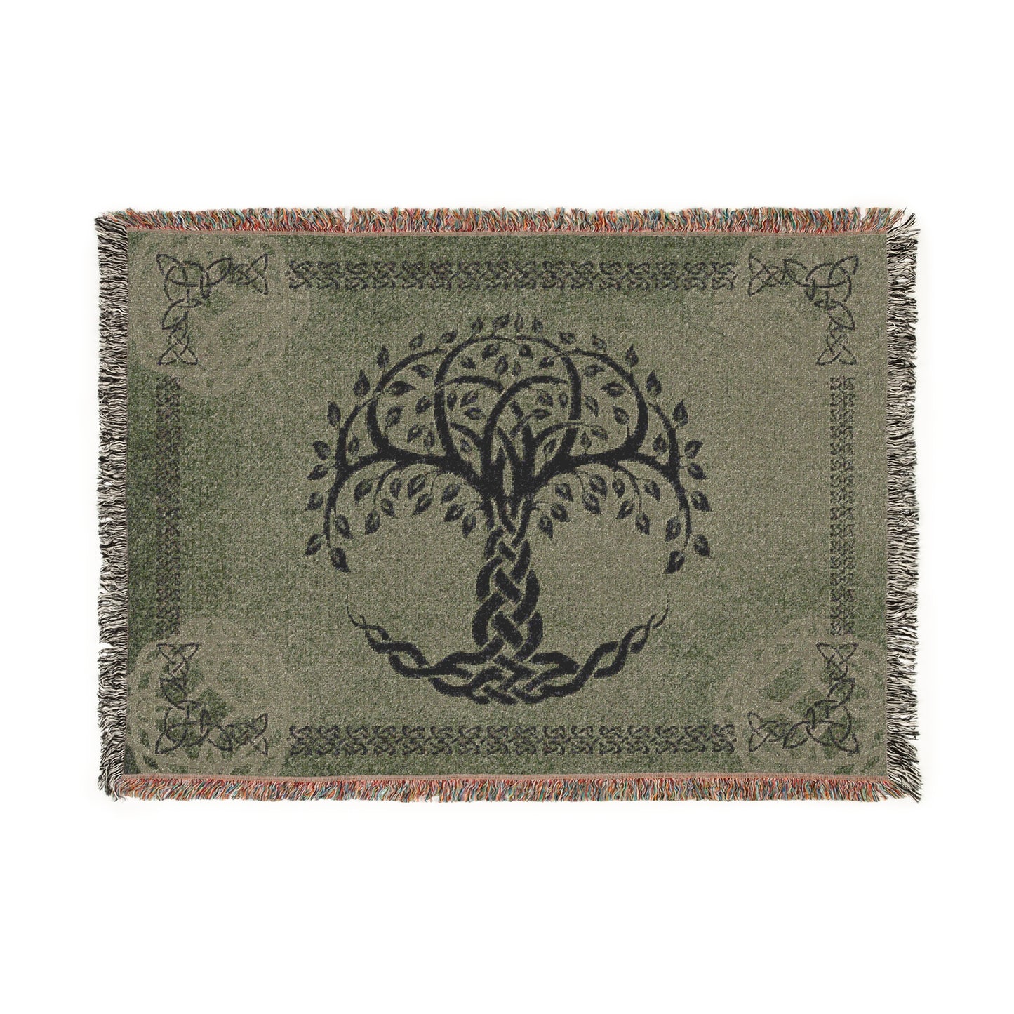 Tree of Life Woven Blanket – Cozy Decorative Throw for Living Room, Meditation, & Spiritual Gifts