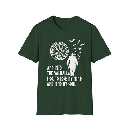 Into Valhalla Viking T-Shirt – Find Your Warrior Spirit