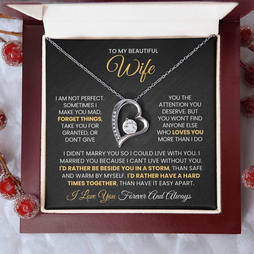 To my beautiful Wife - Nobody loves you more than I do -Forever Love 88