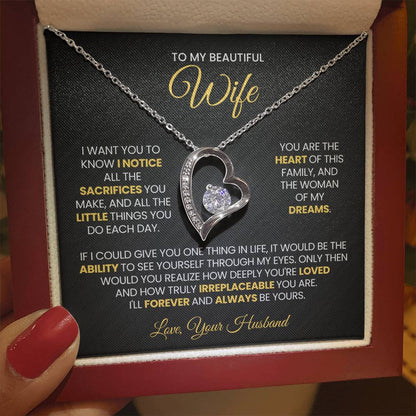 To My Beautiful Wife - You're the heart of the family - Forever Love 87