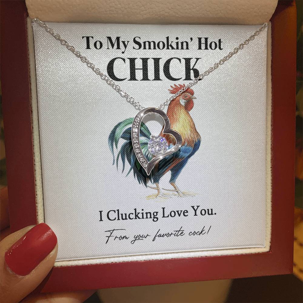 I Clucking Love You – Funny Chicken Gift with Necklace From Your Favorite Cock 05