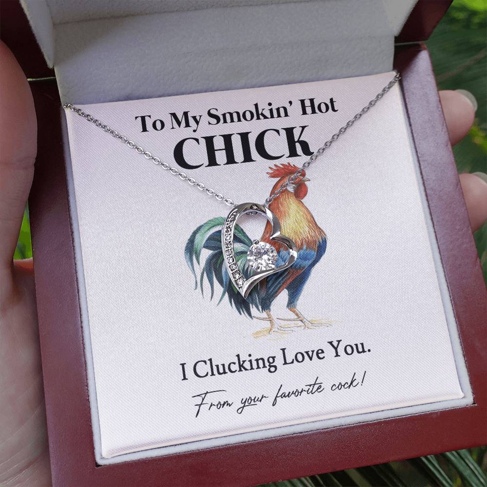 I Clucking Love You – Funny Chicken Gift with Necklace From Your Favorite Cock 05