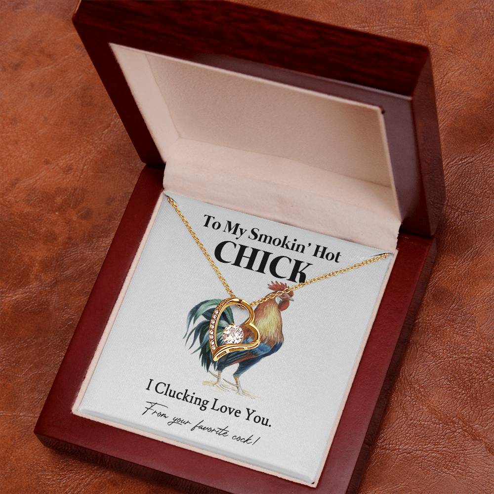 I Clucking Love You – Funny Chicken Gift with Necklace From Your Favorite Cock 05