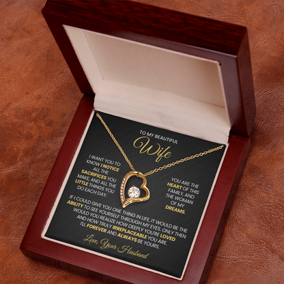 To My Beautiful Wife - You're the heart of the family - Forever Love 87
