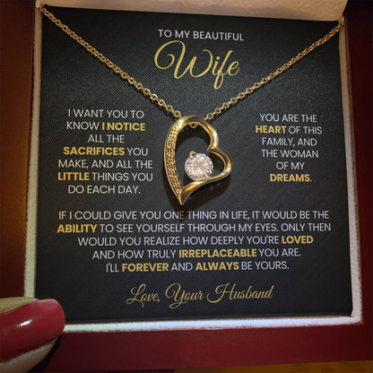 To My Beautiful Wife - You're the heart of the family - Forever Love 87