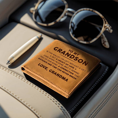 To My Grandson - Legacy Of Love - Leather Walley 09lw