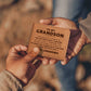 To My Grandson - The Love We've Built Together - Leather Wallet 11lw
