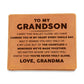 To My Grandson - The Countless Memories We've Made Together - Leather Wallet 18lw
